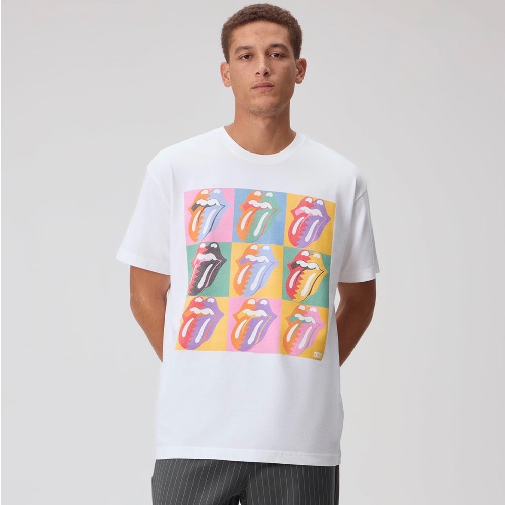 NWOT Kith for The Rolling Stones 1989 Tour Vintage Tee - Picture 2 of 11